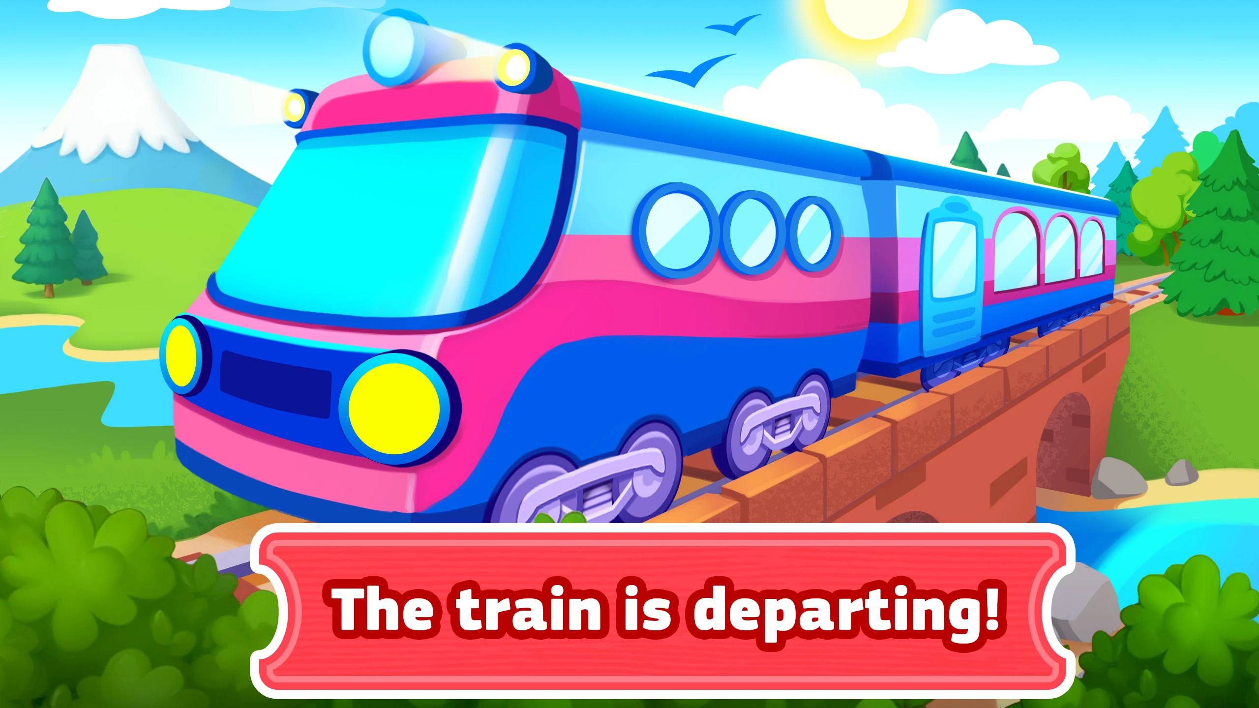 Train station. Railroad works screenshot